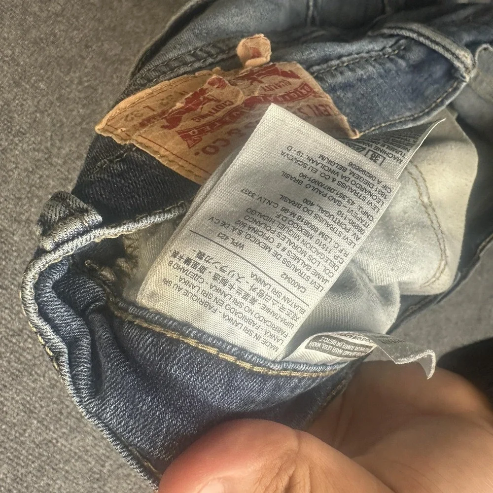 Levi's‎ 511 Jeans 32x32 Light Wash Denim Slim Straight Distressed Casual